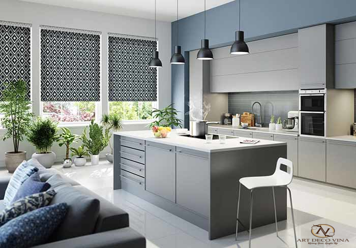 Những mẫu rèm cửa sổ phòng bếp cao cấp đang được yêu thích năm 2021 2022